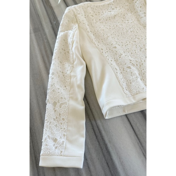 Karl Lagerfeld White Blazer/Jacket Size 4 NEW - Picture 5 of 7